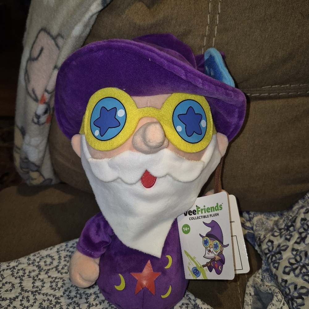 New VeeFriends Collectible 10" Willful Wizard Plush Toy